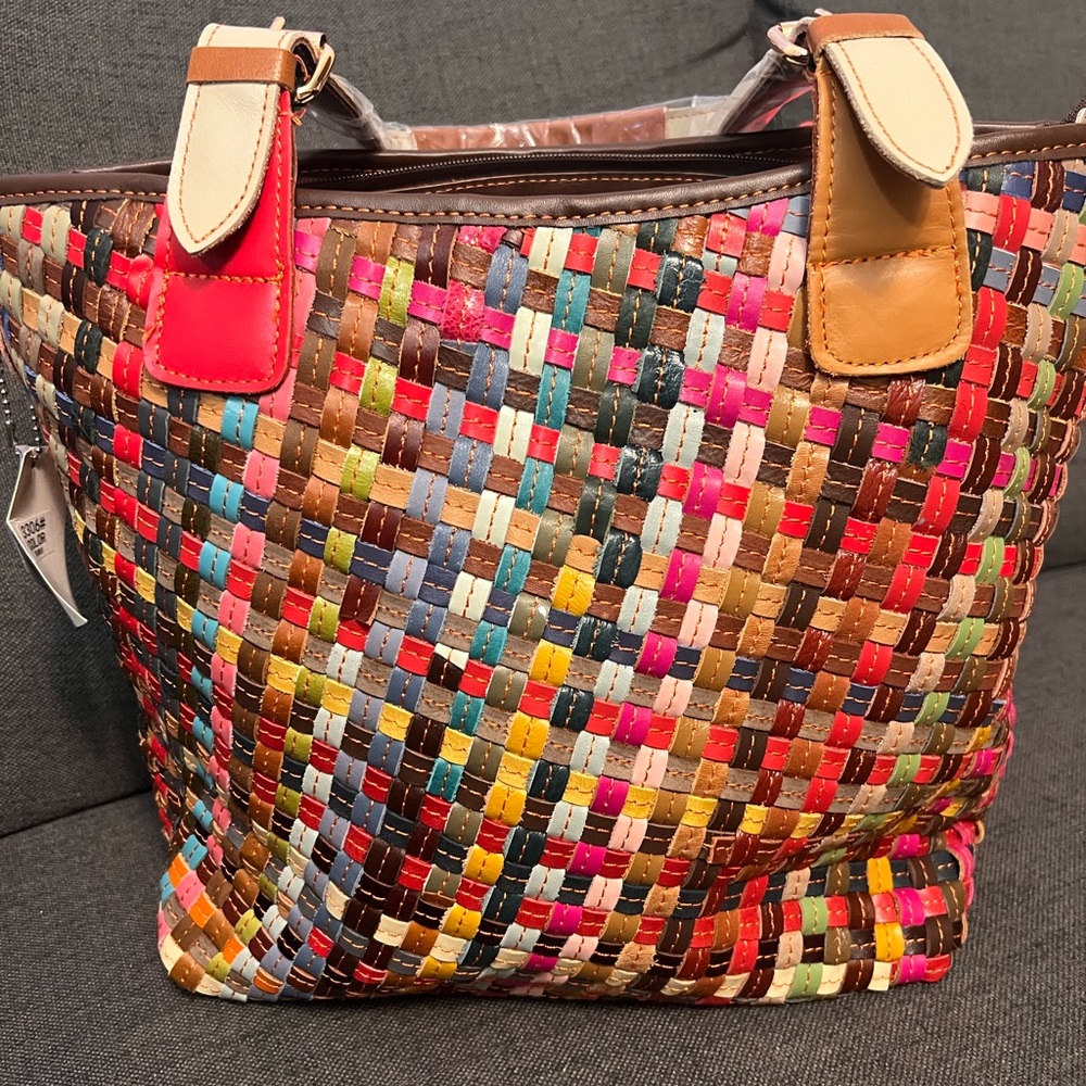 Quilted Leather Tote